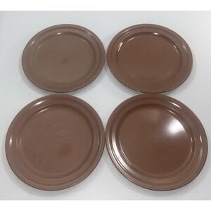 Sears Harmony House Today Melmac Dinner Plates Set‎ Of 4 Brown